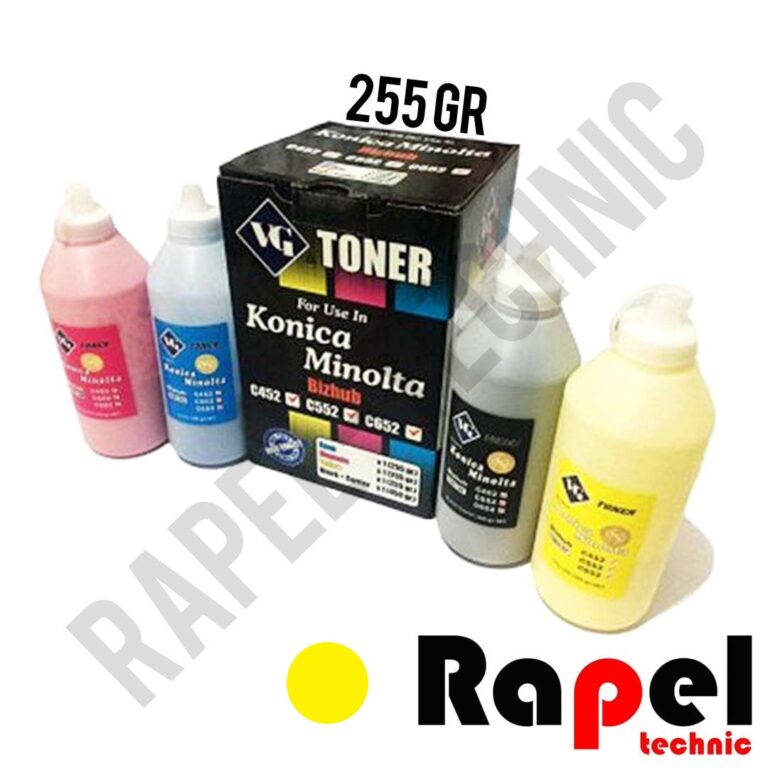 تونر شارژ زرد وی جی کونیکا C452 | مناسب C452 552 652 554 550 650