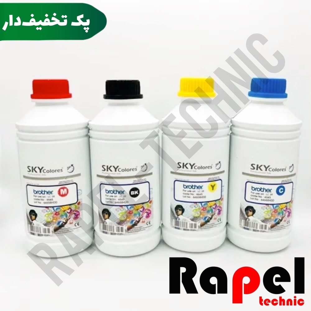16197-4 ست جوهر 4 رنگ (یک لیتری) برادر اسکای