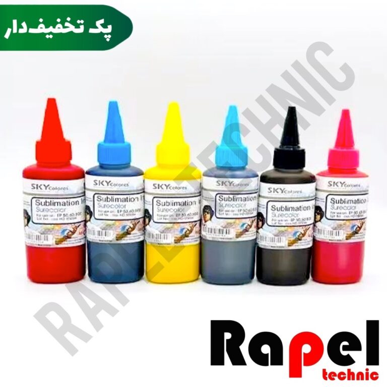 ست جوهر 6 رنگ (100cc) سابلیمیشن اسکای