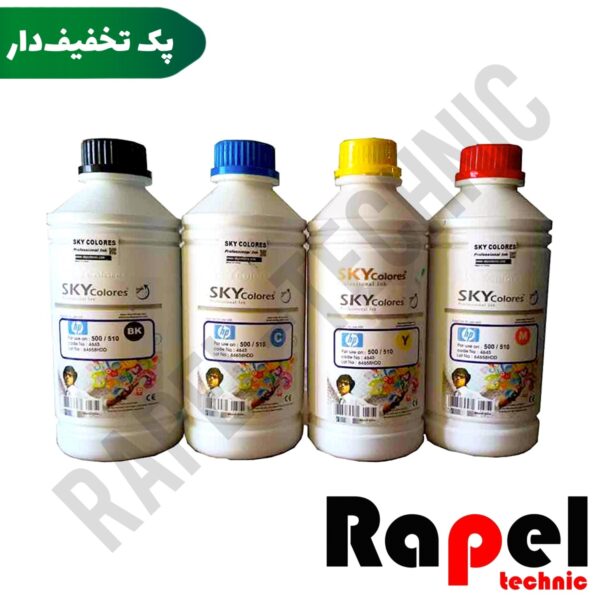 ست جوهر پلاتر اچ پی 500 (یک لیتری) اسکای با کیفیت عالی