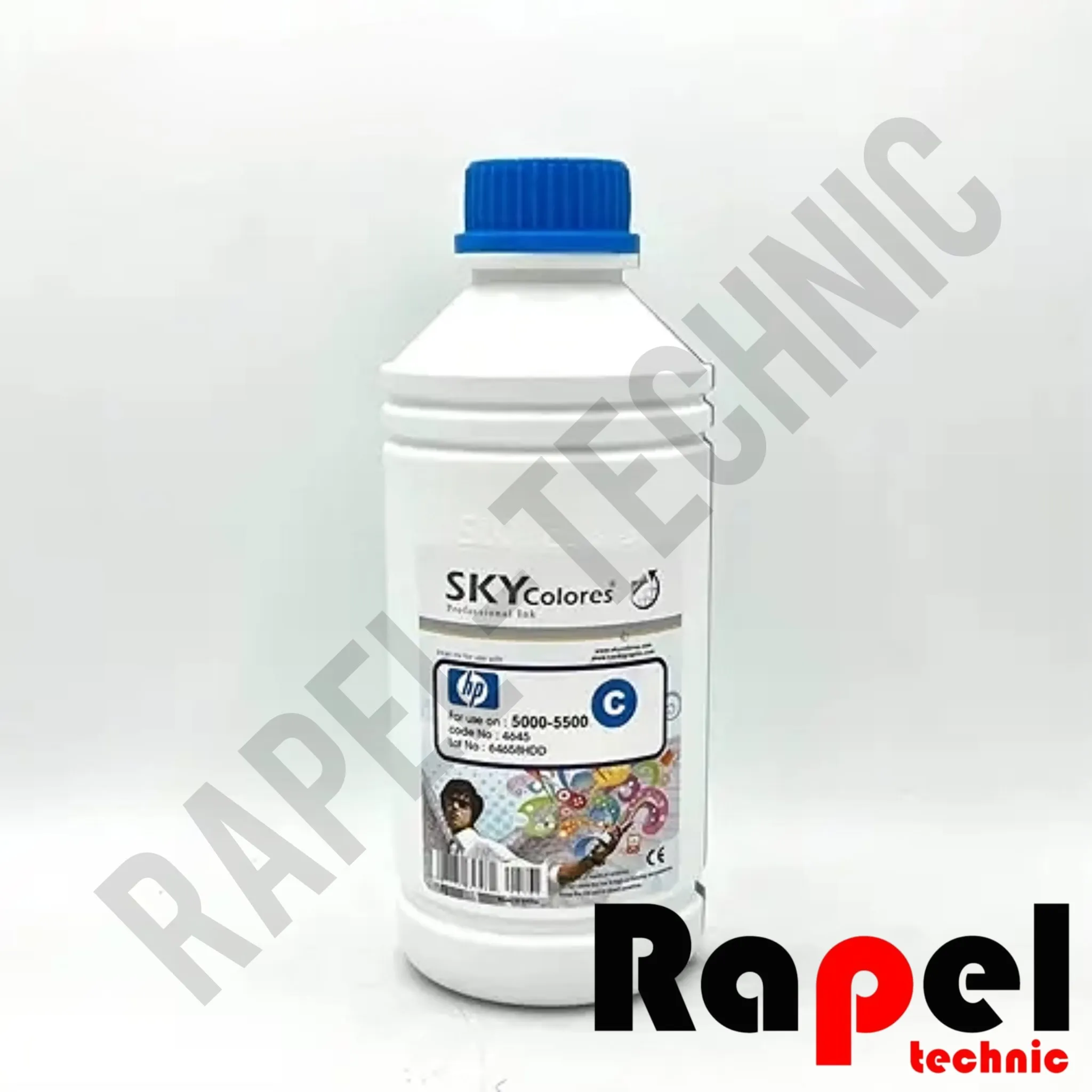 16404 جوهر پلاتر اچ پی 5500 آبی (یک لیتری) اسکای با کیفیت عالی