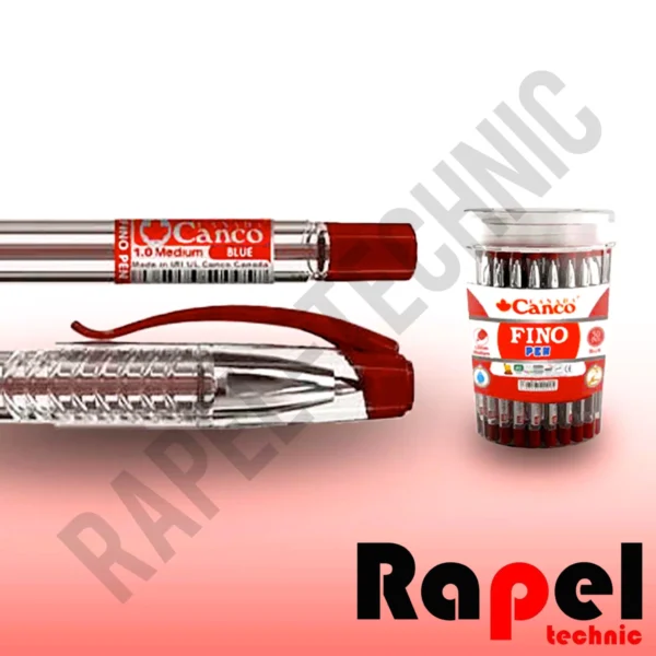 خودکار فینو قرمز کنکو (canco) نوک ۱ میلی‌متری
