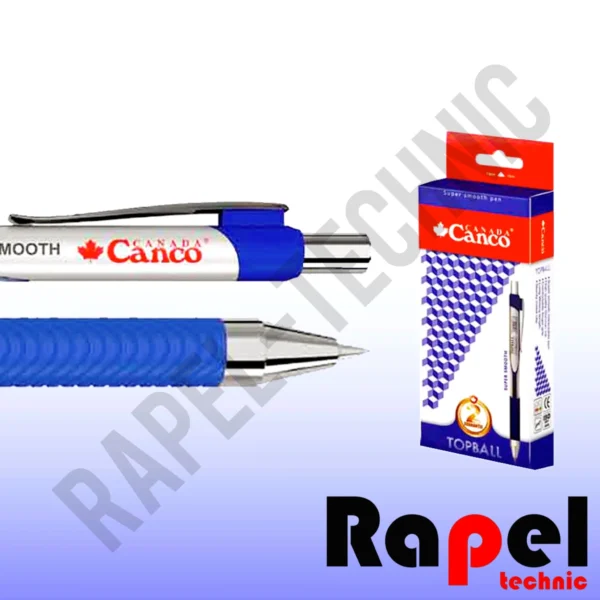 خودکار تاپ بال آبی کنکو (canco) نوک ۱ میلی‌متری