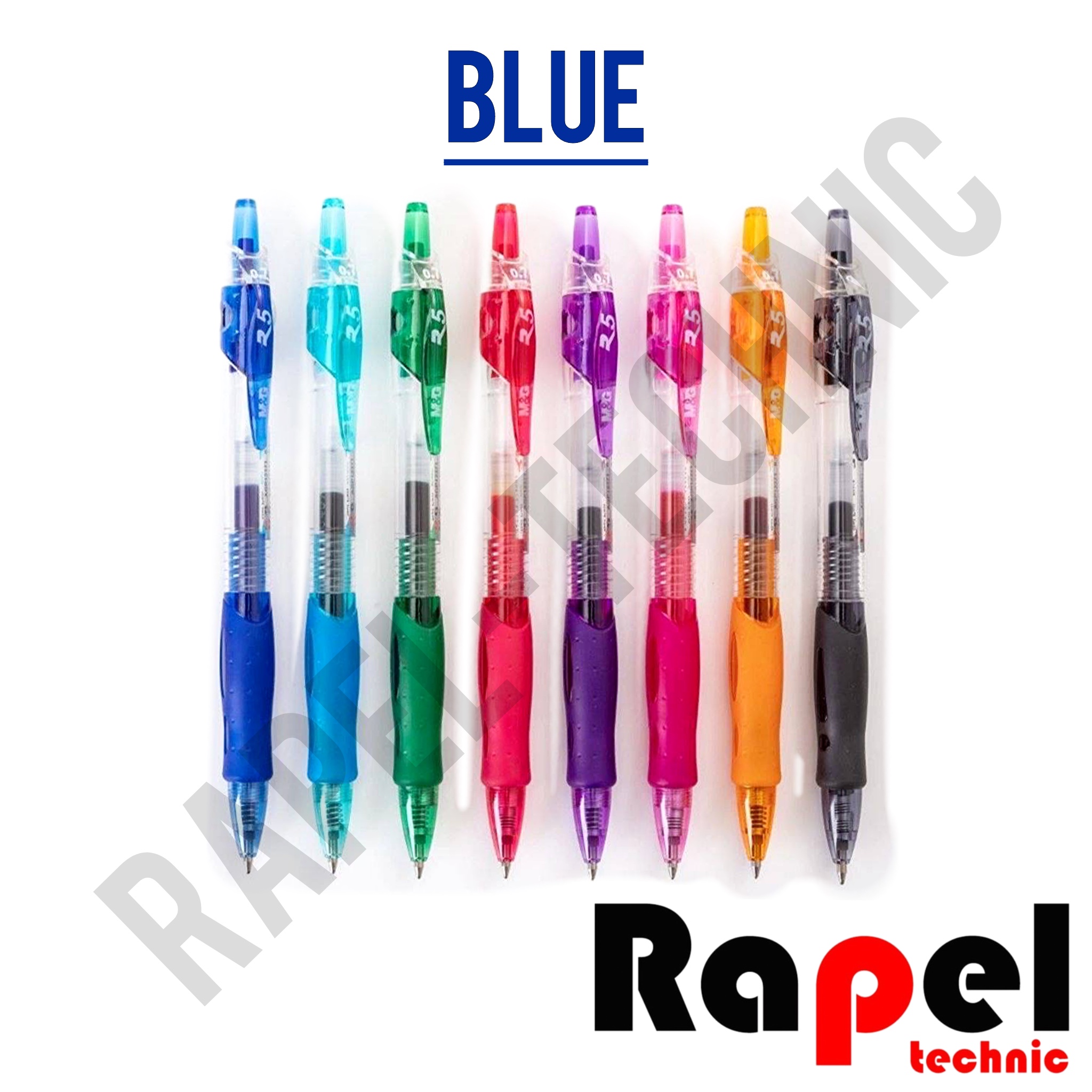 photo-output-160 خودکار ژله ای آبی ام اند جی (M&G) با جوهر ژلی و رنگ آبی